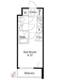 グランパセオ笹塚 302 間取り図