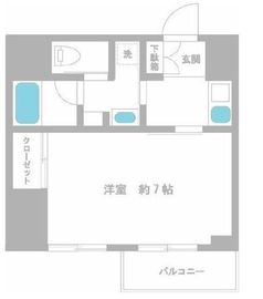 ハイズ住吉2 1101 間取り図