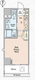 ハイズ住吉2 404 間取り図