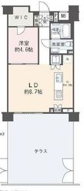 イクサージュ目黒 11階 間取り図