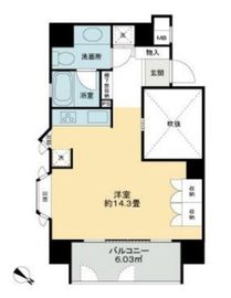 朝日サテライト二番町 5階 間取り図