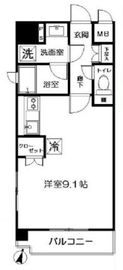 アビテ市ヶ谷五番町 3階 間取り図