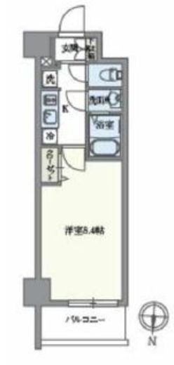 グランパセオ菊川 203 間取り図