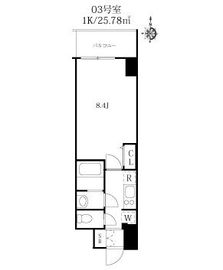 グランパセオ菊川 303 間取り図