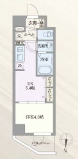 グランパセオ菊川 201 間取り図
