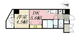 グランパセオ菊川 401 間取り図