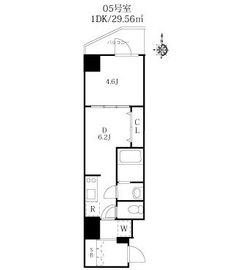 グランパセオ菊川 305 間取り図
