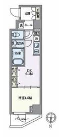 グランパセオ菊川 405 間取り図