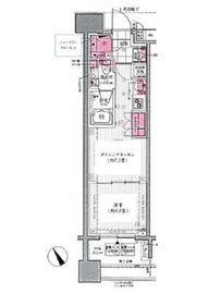 クレヴィア池袋イースト 5階 間取り図