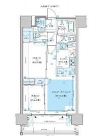 ディームス渋谷本町 1405 間取り図