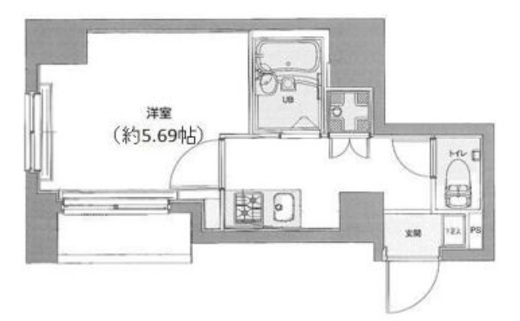 ドルチェ京橋壱番館 8階 間取り図