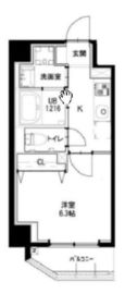 グリーンフォート河田 301 間取り図