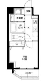 グリーンフォート河田 501 間取り図