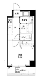 グリーンフォート河田 202 間取り図