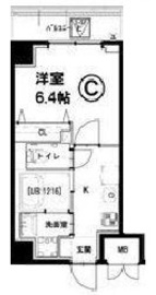 グリーンフォート河田 502 間取り図