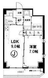グリーンフォート河田 205 間取り図