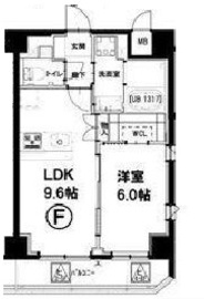 グリーンフォート河田 305 間取り図