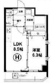 グリーンフォート河田 703 間取り図