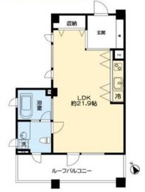 レグノ・フィーゴ駒場東大前 5階 間取り図