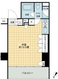 セルフィスタ渋谷 5階 間取り図