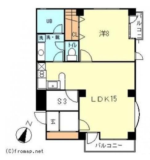 松濤CSコート 306 間取り図