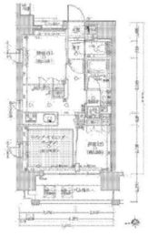 クリオラベルヴィ新御徒町 12階 間取り図