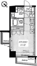 Ti-HIGASHIAZABU 904 間取り図