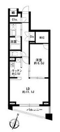 プライムアーバン日本橋大伝馬町 1003 間取り図