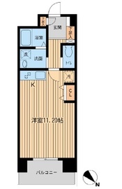 六本木ライズハウス 601 間取り図