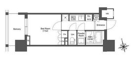 リーブルグラント西新宿 E205 間取り図