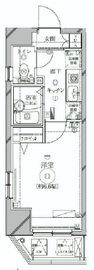 リクレイシア西麻布 3-1202 間取り図