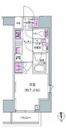 プレジリア東日本橋 809 間取り図