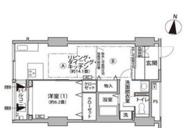 東雲キャナルコートCODAN 12-1106 間取り図