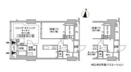 東雲キャナルコートCODAN 12-402 間取り図