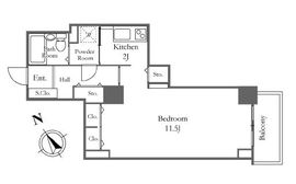 リバーシティ21新川 2306 間取り図