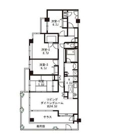 ソフィア目黒碑文谷 1階 間取り図