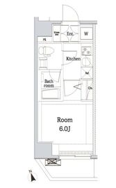 プレミアムキューブ品川大崎 4階 間取り図