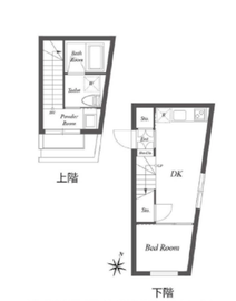 パセオ三軒茶屋イースト&ウエスト E402 間取り図