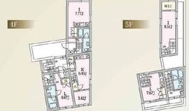 パセオ三軒茶屋イースト&ウエスト E403 間取り図