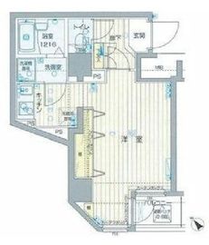 フォレシティ六本木 1001 間取り図