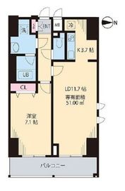 プレシャス音羽 1003 間取り図