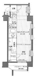ピュアーレ広尾 403 間取り図