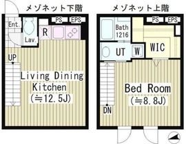 レピア大岡山 302 間取り図