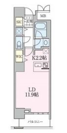 ロイヤルパークスタワー南千住 1415 間取り図