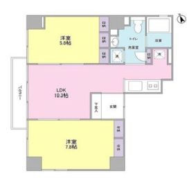 マルシュ代々木 602 間取り図