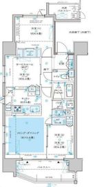 ディームス渋谷本町 603 間取り図