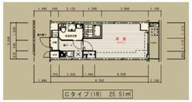 オーキッドレジデンス本駒込 202 間取り図