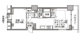 東雲キャナルコートCODAN 18-1008 間取り図