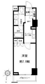 Feel A 渋谷 3階 間取り図