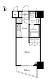 セントラル銀座 1302 間取り図